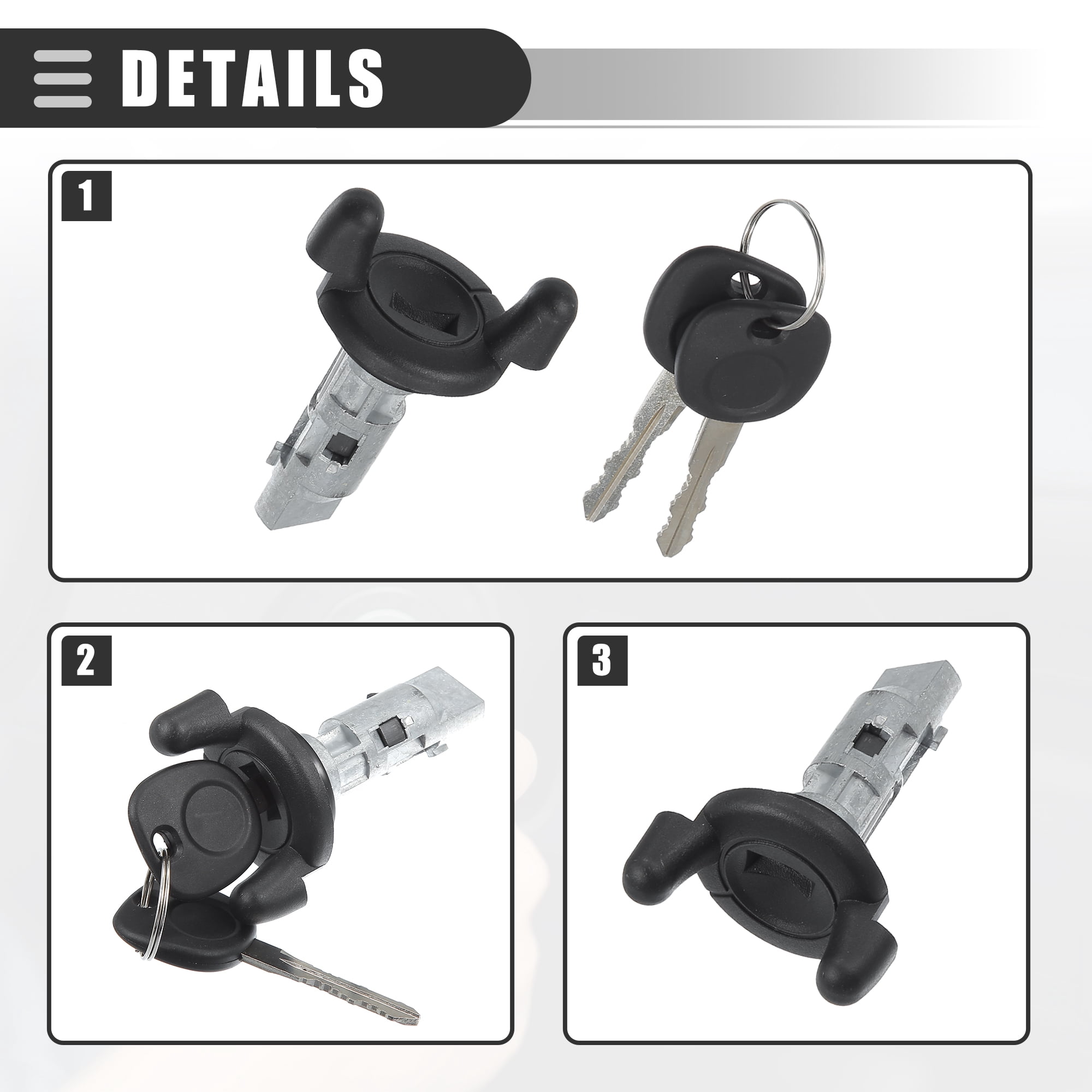 Unique Bargains Ignition Switch Lock Cylinder for Chevrolet Silverado 1500 2500 1999-2004
