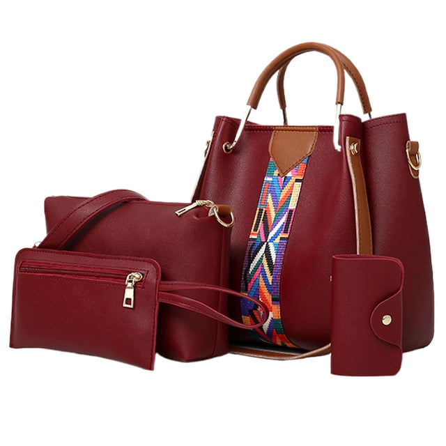 Minnieouse Bolso de hombro con gran capacidad de almacenamiento práctico y cómodo bolso de mensajero bolsos simples Bolsas de mensajero y de hombro rojo
