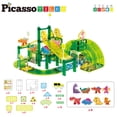 thumbnail image 3 of Teja magnética con diseño de dinosaurio de Toy PicassoTiles, pista de carreras, PTR02, 3 of 8