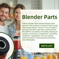 thumbnail image 4 of Paquete de 2 Acoples de Transmisión Compatibles con Licuadoras Vitamix Serie Clásica (5200, 5000, 6300) – Repuesto para Base, NO Compatible con Serie Professional 750, Ascent ni Modelos Comerciales, 4 of 6