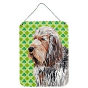 Otterhound Lucky Shamrock St. Patricks Day Wall or Door Hanging Prints