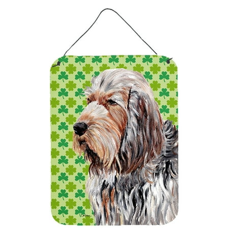 Otterhound Lucky Shamrock St. Patricks Day Wall or Door Hanging Prints
