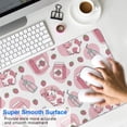 thumbnail image 4 of Long Mouse Pads for Desk,White Cow Milk Strawberry Pattern Desk Mats on Top Of Desks, Desk Mouse Pad Extra Large with 3mm Non-Slip Base and Stitched Edge for Gaming,Office,Work,Home 31.5"x11.8", 4 of 6