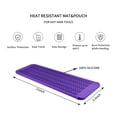 thumbnail image 2 of EIOKIT - Estuche de viaje de silicona resistente al calor para planchas, rizadores, planchas para el cabello, rizadores y herramientas de peinado (morado, 1 unidad), 2 of 5