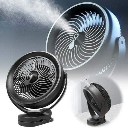 

Spray Fan Desktop Fan Rechargeable Electric Fan Desktop Small Electric Fan Mini Usb Desktop Silent Fan Loud Fans That Blow Cold Air for Bedroom Retro Fan Magazine 12 Desktop Fans for Office Quiet Clip