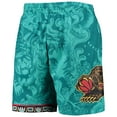 thumbnail image 2 of Men's Mitchell & Ness Turquoise Vancouver Grizzlies Hardwood Classics Lunar New Year Swingman Shorts, 2 of 4