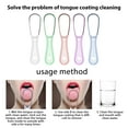 thumbnail image 4 of Limpiador de lengua de 5 uds, raspador de lengua de plástico, cepillo de limpieza, limpiador raspador de lengua para adultos y niños, 4 of 8