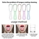 thumbnail image 4 of 5 piezas de limpiador de lengua de plástico, cepillo de limpieza para raspador de lengua, limpiador de raspador de lengua para adultos y niños, 4 of 10