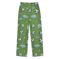 thumbnail image 2 of Soccer Balls Pattern Pajama Pants Soft Lightweight Lounge Pants Bottoms Sleep Pants Warm Comfy, 2 of 9