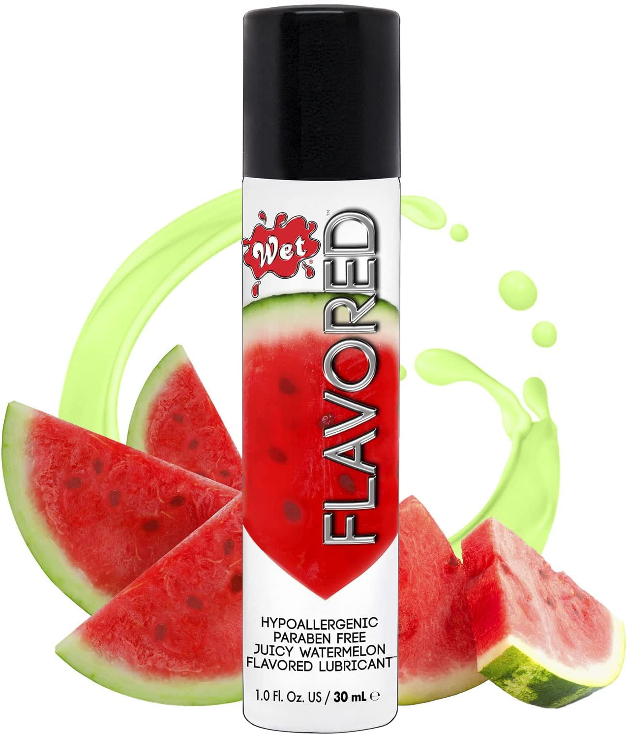 Wet Flavored Juicy Watermelon Edible Lube, Premium Personal