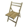 thumbnail image 4 of Wood Folding Special Event Chair, Set of 4, Wood Chairs, Vintage Folding Chair, Patio Chairs, for Balcony Dining Lawn Indoor Outdoor, Natural, 4 of 7