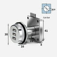 thumbnail image 2 of 3 Digital Password Lock Thickened Lock Lock Tongue Zinc Alloy Mailbox Password Code Lock Anti-Theft Bolt Mechanical Digital Lock, 2 of 11