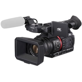 Restored Panasonic AG-CX350 Professional 4K 60p Camcorder with 20x Optical Zoom, 1-Inch MOS Sensor, Dual XLR Inputs, 3G-SDI, HDMI and IP Streaming, Black, International Model (Refurbished)