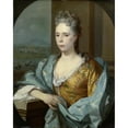 thumbnail image 3 of Nicolaas Verkolje 12x14 Black Modern Framed Museum Art Print Titled - Portrait of Elisabeth Van Riebeeck, Daughter of Abraham Van Riebeeck, Wife of Gerard Van Oosten (1710 - 1723), 3 of 5