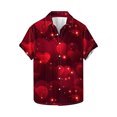 thumbnail image 2 of BiZtdJrK Daily Sales Of The Day Mens Shirt, 2025 Valentine Day Outfits Novelty Print Casual Lapel Tshirts Holiday Summer Top Multicolor 5XL, 2 of 6