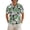 on sale-Green, variant on Men's Hawaiian Free Short Sleeve Button Down Tropical Deep Blue Beach Vacation Shirt Blue L
