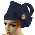 thumbnail image 4 of HuangHuanChen Beanie Turbans for Women Stretchy Soft Turban Head Wraps for Women Sleep Hats Soft Cancer Headwear Elastic Chemo Hats for Women with Hair Loss Solid Color Ethnic Hat Baotou Hat, 4 of 4