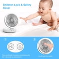thumbnail image 4 of Ventilador de Escritorio USB YONGSHENG Gris Plegable con Luz Nocturna, 4 of 5