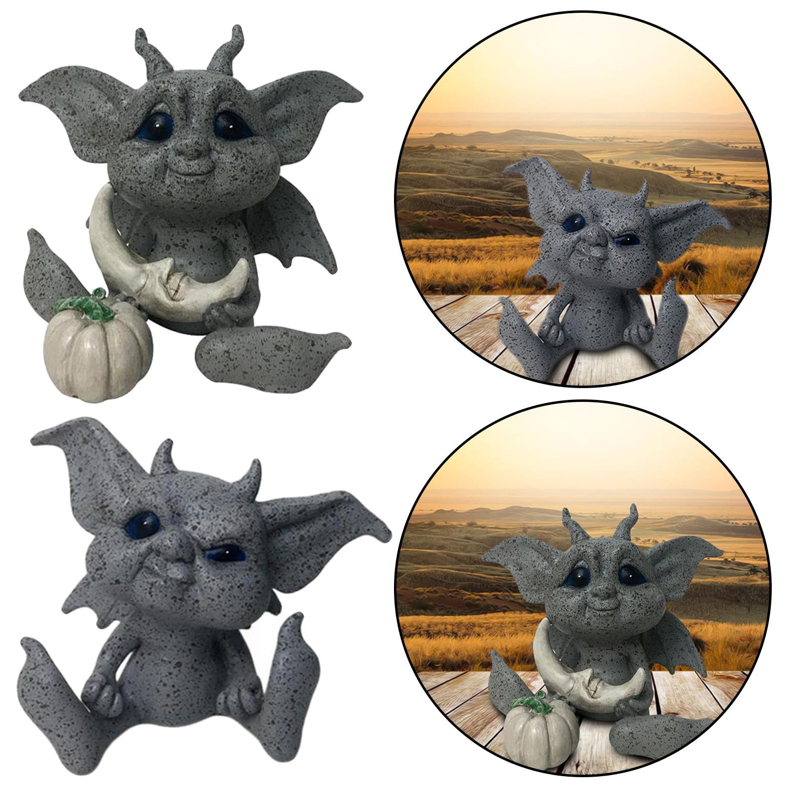 Nishiyuenyi 2x Garden Statue Sculpture Patio Flowerbed Outdoor and hotel deocration crafts