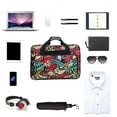 thumbnail image 2 of Langgg Sac de Rangement de Voyage Étui Portable pour Machine à Coudre Porte-Fermeture Éclair avec Poignée Organisateur Fourre-Tout Impression Compartiments de Bagage Bleu Foncé, 2 of 6