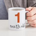 thumbnail image 4 of CafePress - 1 Month Old Mug - 11 oz Ceramic Mug - Novelty Coffee Tea Cup, 4 of 4