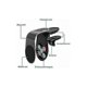 thumbnail image 3 of Magnetic Car Phone Holder[Set of 2], Car Magnet Car Phone Holder on Air Vent 4*5.7cm,Black, 3 of 5
