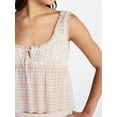 thumbnail image 4 of No Boundaries Woven Smocked Top and Skirt Set, 2 Piece, Women’s XXS-XXL, 4 of 6