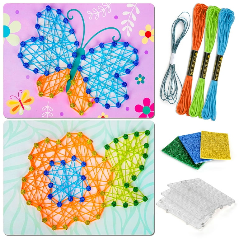 Dream Fun 5-6-7-8-9 Year Olds Girls Crafts Gifts, String Art Kit