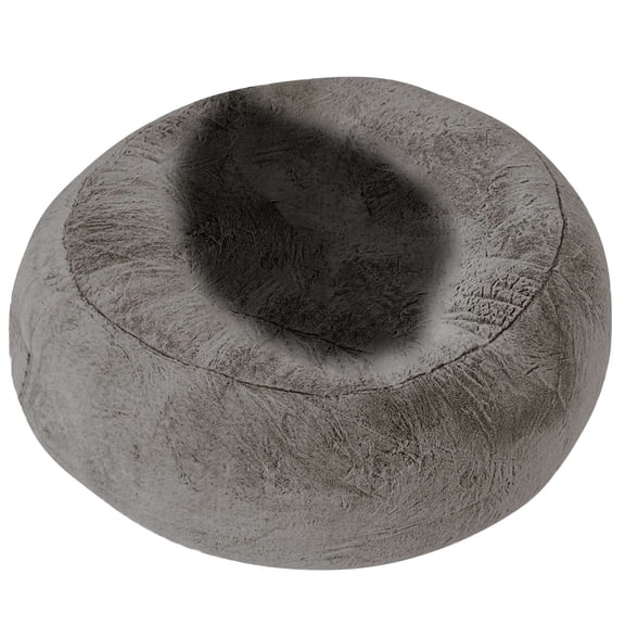 Momihoom Oversized Plush Round Bean Bag Chair, Cozy Floor Cushion for Living Room and Bedroom, Soft Fuzzy Lounge Seat for Relaxation