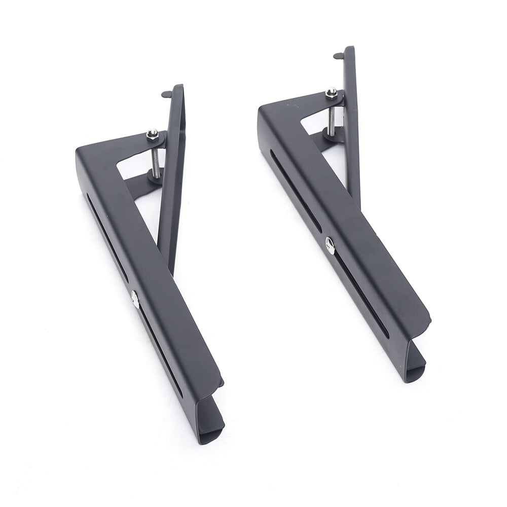 Shangmakel Shangmakel2x Foldable Microwave Brackets Wall Mount Heavy Duty Shelf Stainless Steel Rack