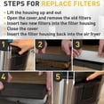 thumbnail image 2 of 18PCS Air Fryer Replacement Filters Compatble for Instant Air Fryer, 2 of 5