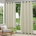 thumbnail image 1 of Cortinas de exterior RYB HOME 132 x 274 cm a prueba de viento e impermeables, 1 of 8