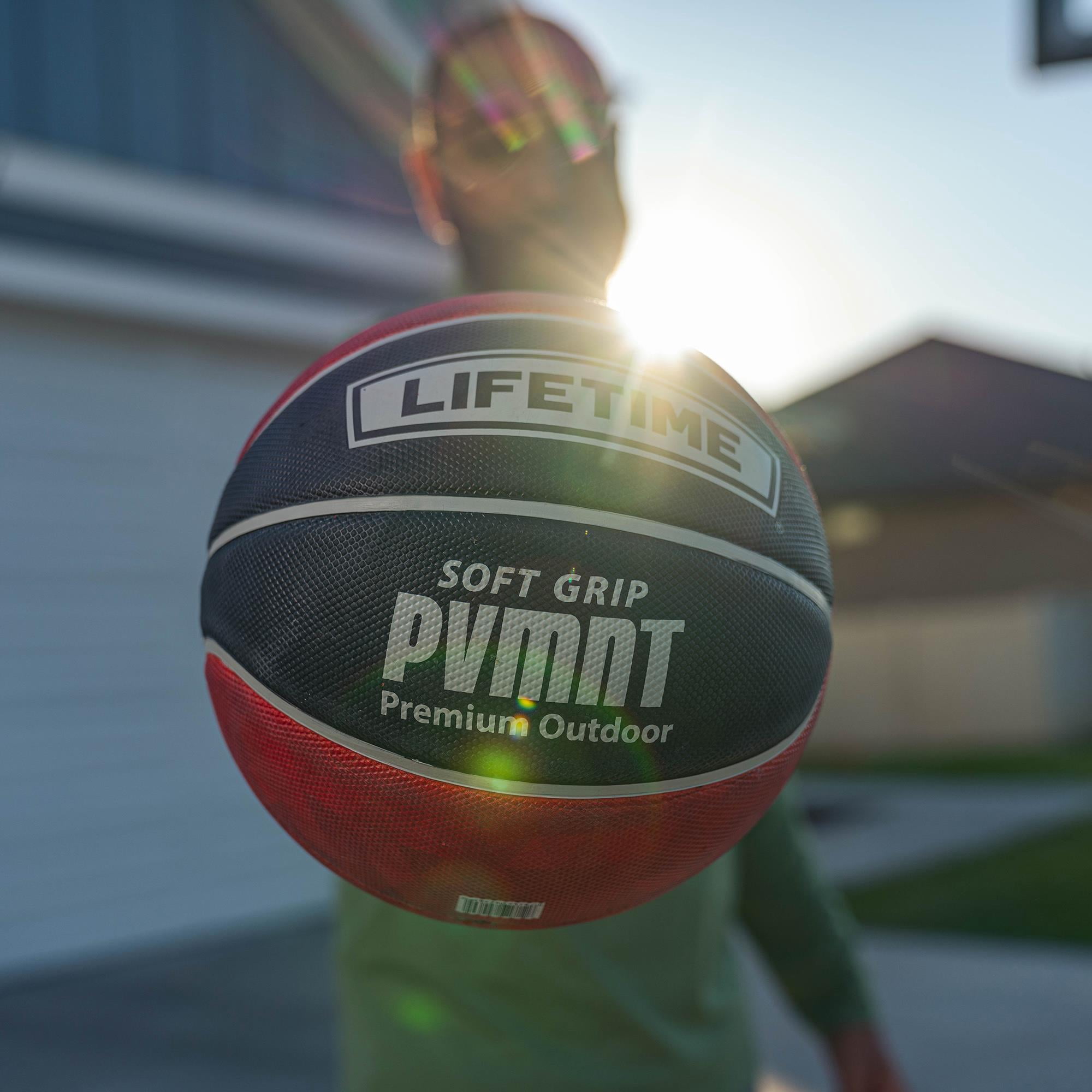 Lifetime New Soft Grip Pavement Premium Red Outdoor Basketball (29.5-inch) - 91277