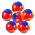 thumbnail image 1 of 6 pelotas inflables coloridas para playa, piscina y agua, juguetes para niños., 1 of 6