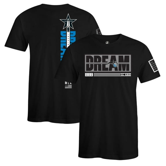 Unisex FISLL x Black History Collection Black Orlando Magic T-Shirt