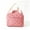 Pink, variant on UNLLLL Portable Insulated Lunch Bag with Ice Pack, Corduroy Bento Tote, Thermal Food Storage Carrier, for Work Picnic Camping Daily Use (White, Flower)
