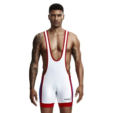 

QWZNDZGR New Men One Piece Bodywear Wrestling Bodysuit Vest Jumpsuit Bodysuits Sexy Men Casual Vest Bodysuit Exercise Sets Leotard