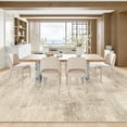 thumbnail image 4 of Alfombra Area Zesthome, lavable, moderna, abstracta, 240 x 300 cm, color marrón, 4 of 9