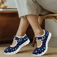 thumbnail image 2 of Psesaysky Stars Pattern Casual Shoes for Girls Women Comfortable Convenient Walking Shoes Hook & Loop Size 5.5-10, 2 of 7