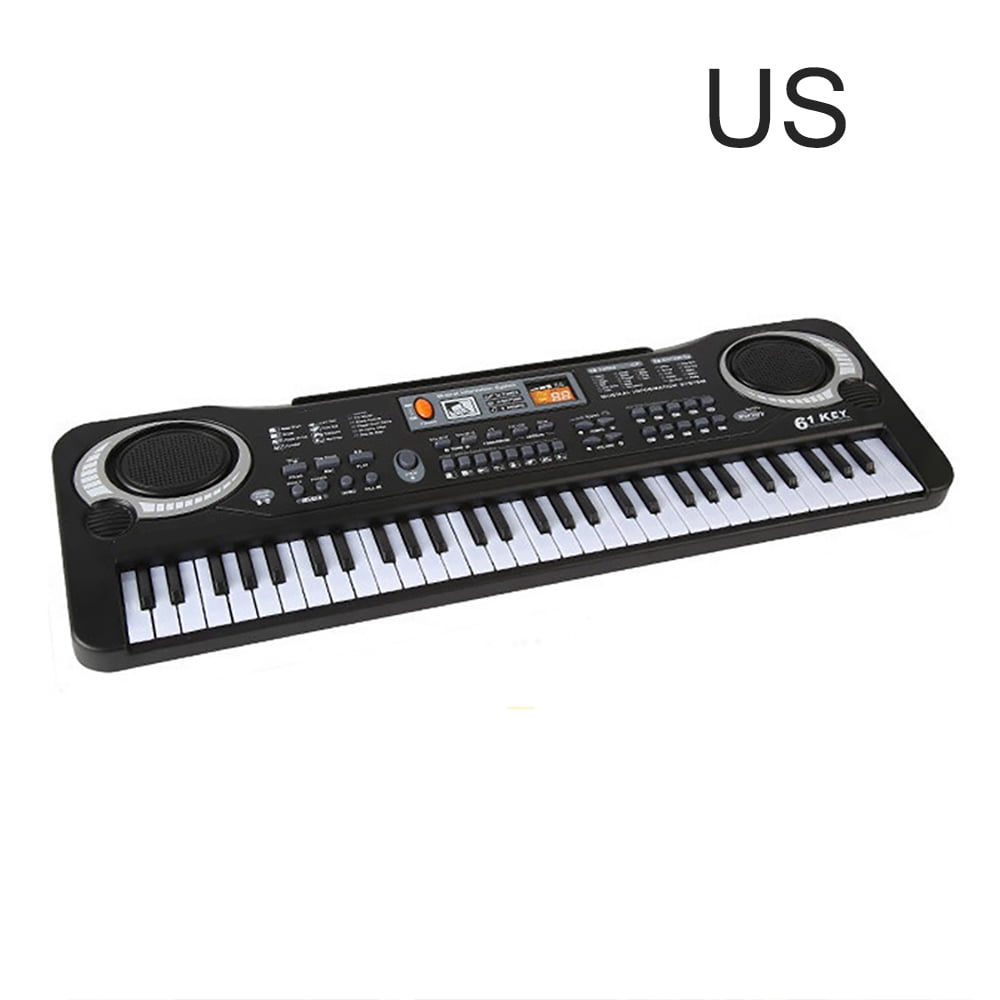 61 Key Teclado Electrónico Music Electric Digital Piano Organ Microphone 