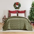 thumbnail image 3 of Greenland Home Christmas Tree - Authentic Patchwork - Cotton Quilt Set, 2-Piece Twin/XL, Holiday, 3 of 9