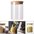 thumbnail image 2 of 10 Uds tapa de madera de bambú tarro de vidrio recipiente hermético botellas de almacenamiento de cocina Sailing, 2 of 5
