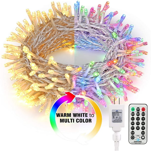 Brizled Christmas Lights, 65.67ft 200 LED Tree Lights Color Changing