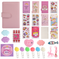thumbnail image 1 of DIY Lined Journal Sketchbook Pocket Planner Girls Diary Cute Notepads Stationery Notebooks Journals School Office Supplies, 1 of 6