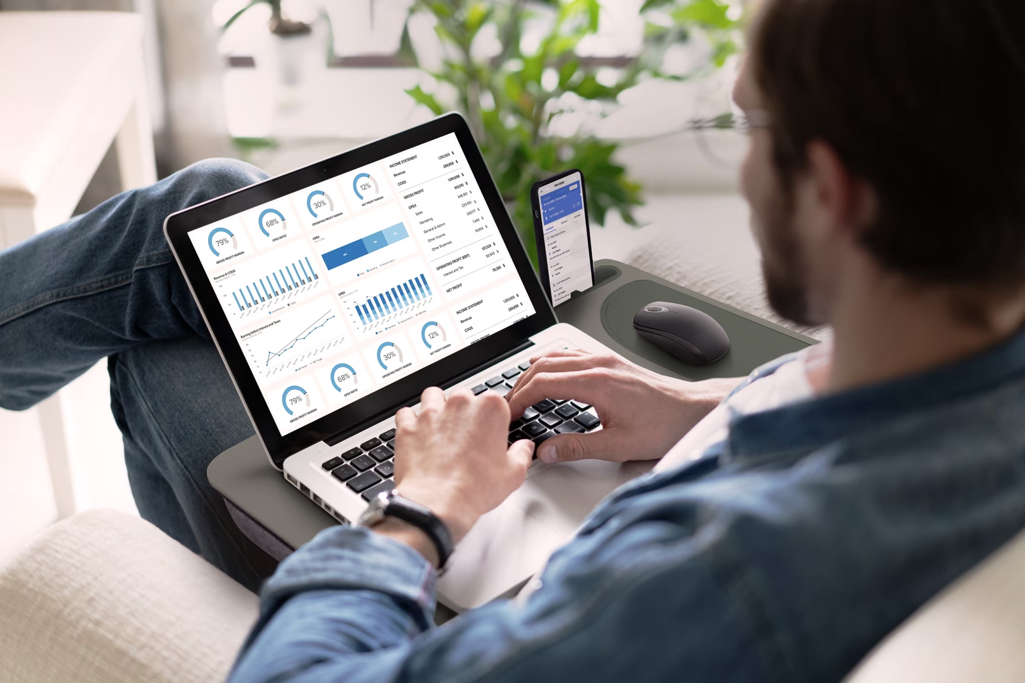 ONN.LAP DESK-GRN