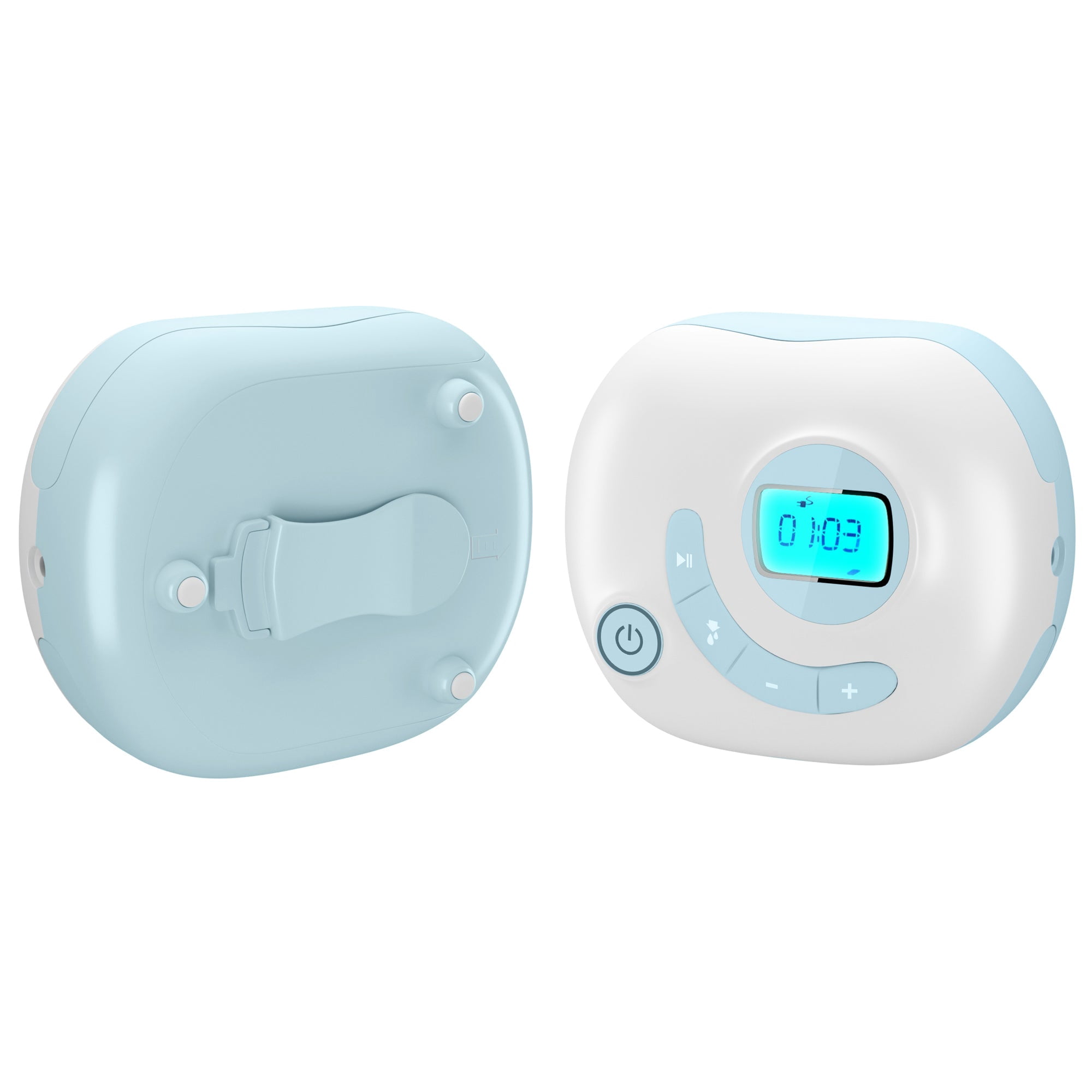 Little Martin's Drawer Rechargeable Double Electric Breast Pump, Bpa-Free, Wireless, Dual Mode, Great for Travel - Blue