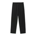 thumbnail image 7 of sususu Winter Pants for Men,Men's Contemporary Patchwork Drawstring Sweatpants Flexible Casual Trousers With Multiple Pockets For Everyday Wear Comfort - Black, 7 of 7