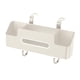 thumbnail image 2 of Caja de almacenamiento genérica para el respaldo del asiento, organizador para accesorios de coche Blanco, 2 of 9