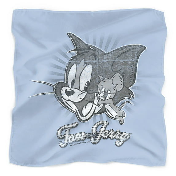 Tom and Jerry Classic Pals Bandana (21 in x 21 in)