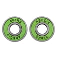 thumbnail image 4 of Ruedas para patines Sunnimix 8 piezas de acero inoxidable ABEC 9 alto rendimiento verde, 4 of 8